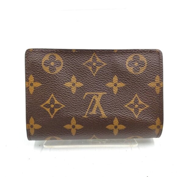 Authentic Louis Vuitton Brown Monogram Leather Wallet mn520-113025 - Picture 2 of 9